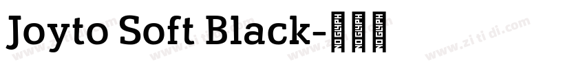Joyto Soft Black字体转换
